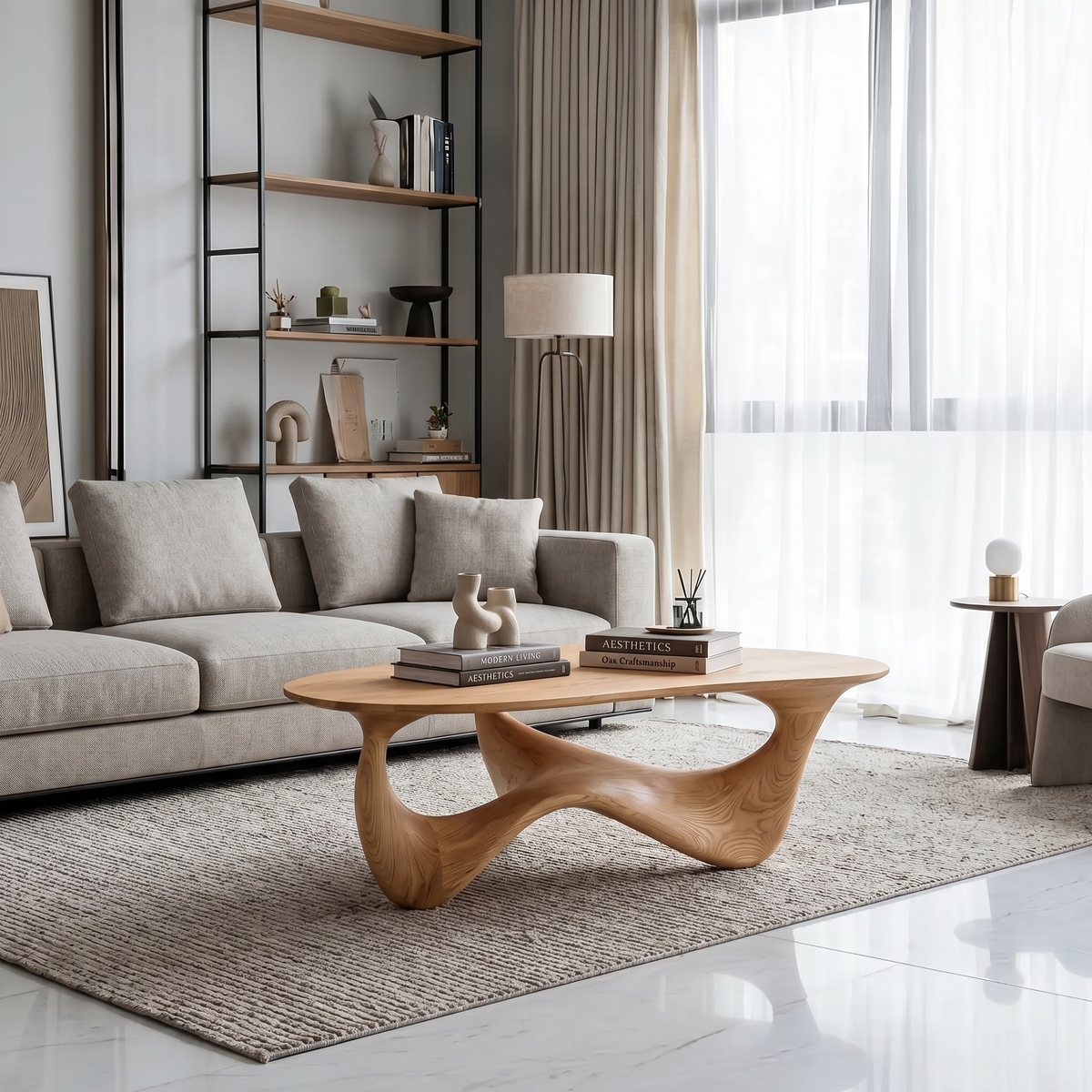 Rustic Solid Wood Coffee Table